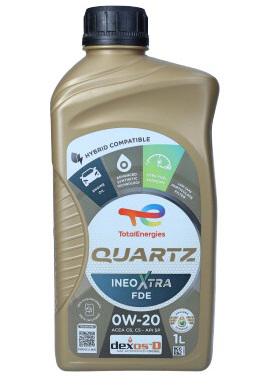 Olej Total 0W20 1L Quartz Ineo Xtra Fde / C6/C5 / Sp / Dexos D / 229.71 / Wss-M2c952-A1 / Stjlr 03.5006