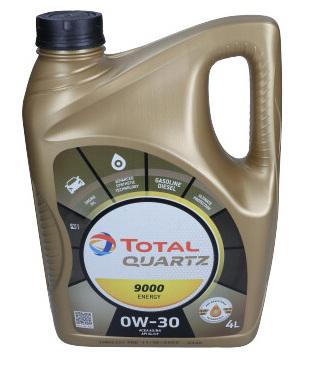 Olej Total Quartz 0W30 4L 9000 Energy A3/B4 / Sl/Cf / 229.5 / 502.00 505.00 / Gm-Lla025/B025