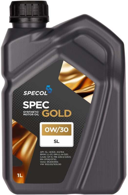 Olej Specol 0W30 1L Spec Gold Sn/Cf / A3/B4 / Ll01 / Gm Ll A 025 / Gf5 / 229.3 229.5 / Rn0710 / Volvo 95200356 / 502.00 505.00