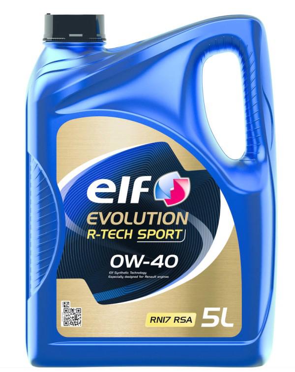 Olej Elf 0W40 5L Evolution R-Tech Sport / C3 / Rn17 Rsa / Rn0700/0710 / Silniki Rs