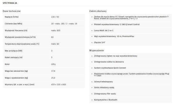 Myjka Ci�Nieniowa K 7 Premium Smart Control Flex Home