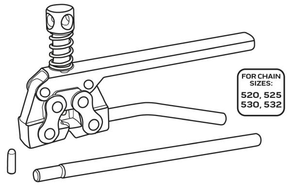 Narz�Dzie Do Rozkuwania �A�Cucha W Rozmiarze: 520, 525, 530 Oraz 532