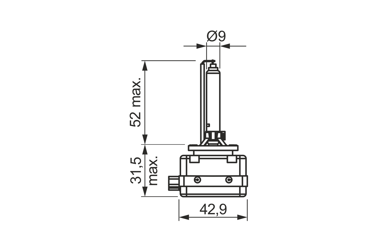 Bec D3s 42V 35W Xenon Bosch