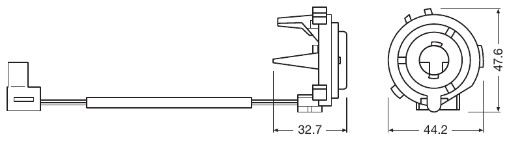 Adaptor Bec H7 Led Mercedes, Vw Osram