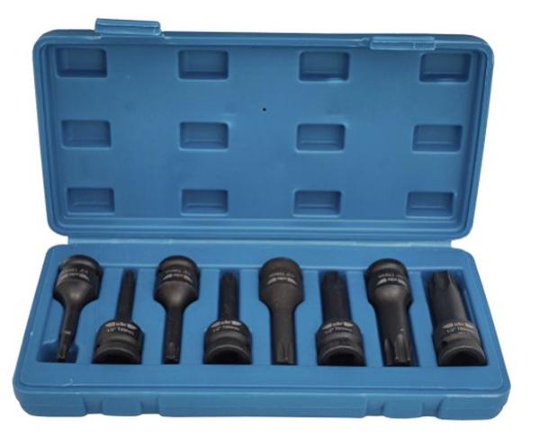 Zestaw - Nasadki Udarowe Torx Cr-Mo 1/2 8Szt Ad-08T