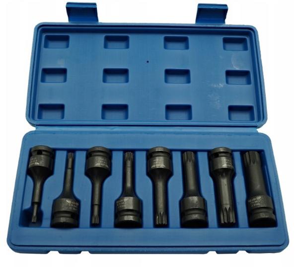 Zestaw - Nasadki Udarowe Spline Cr-Mo 1/2 8Szt Ad-08S