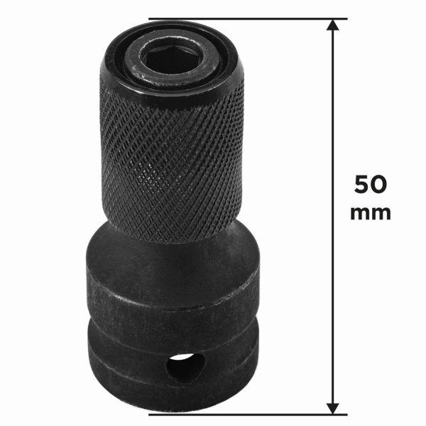 Adapter Z 1/2 Kwadrat Na 1/4 Hex