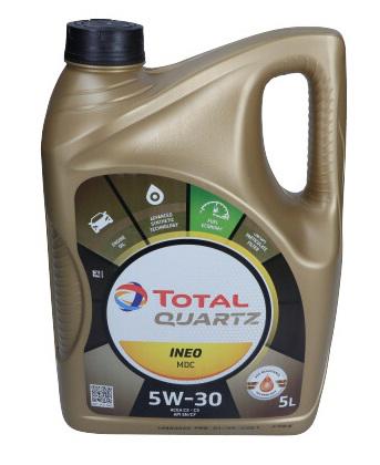 Olej Total 5W30 5L Mdc Ineo Quartz Sn/Cf / C2/C3 / 229.52 / Dexos2