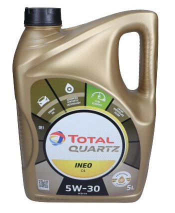 Olej Total Quartz 5W30 5L Ineo C4 / Rn0720 / 226.51 229.51 / 9.55535-S4