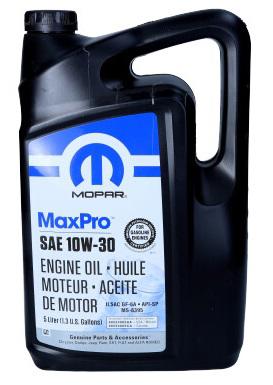 Olej Mopar 10W30 5L / Ms-6395 / Chrysler