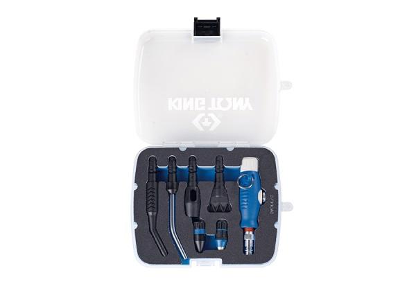 Zestaw Pistolet Do Przedmuchiwania 7El.