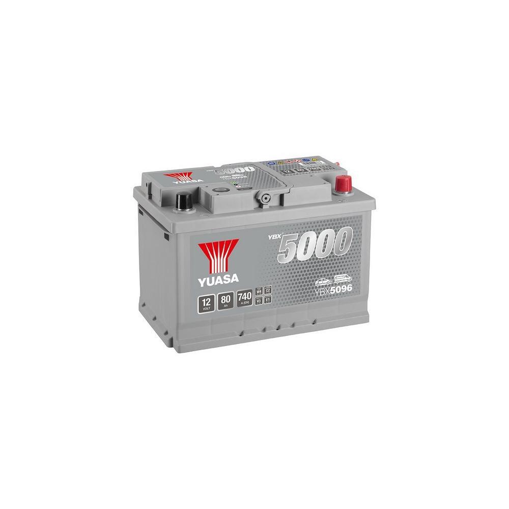 Acumulator auto Yuasa 5000 12V 80AH YBX 5096