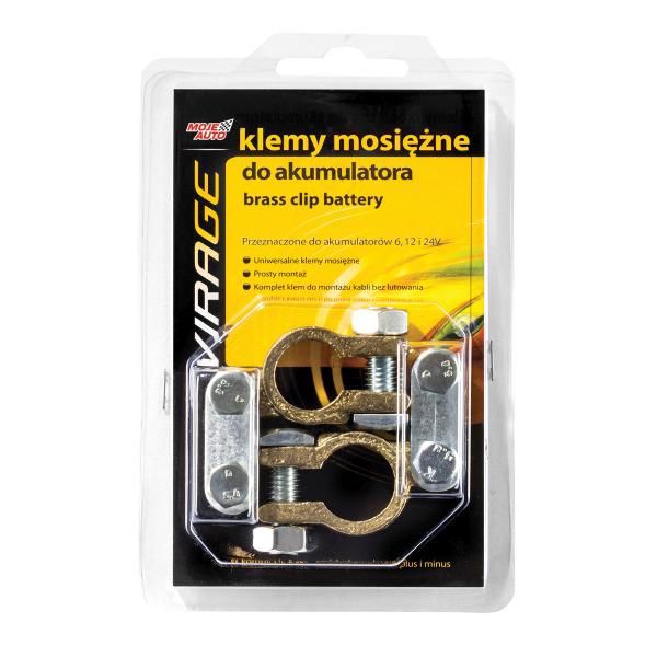Klema Mosi�Dz Do Akumulatora  - 2 Szt. (+ / -)  / Virage