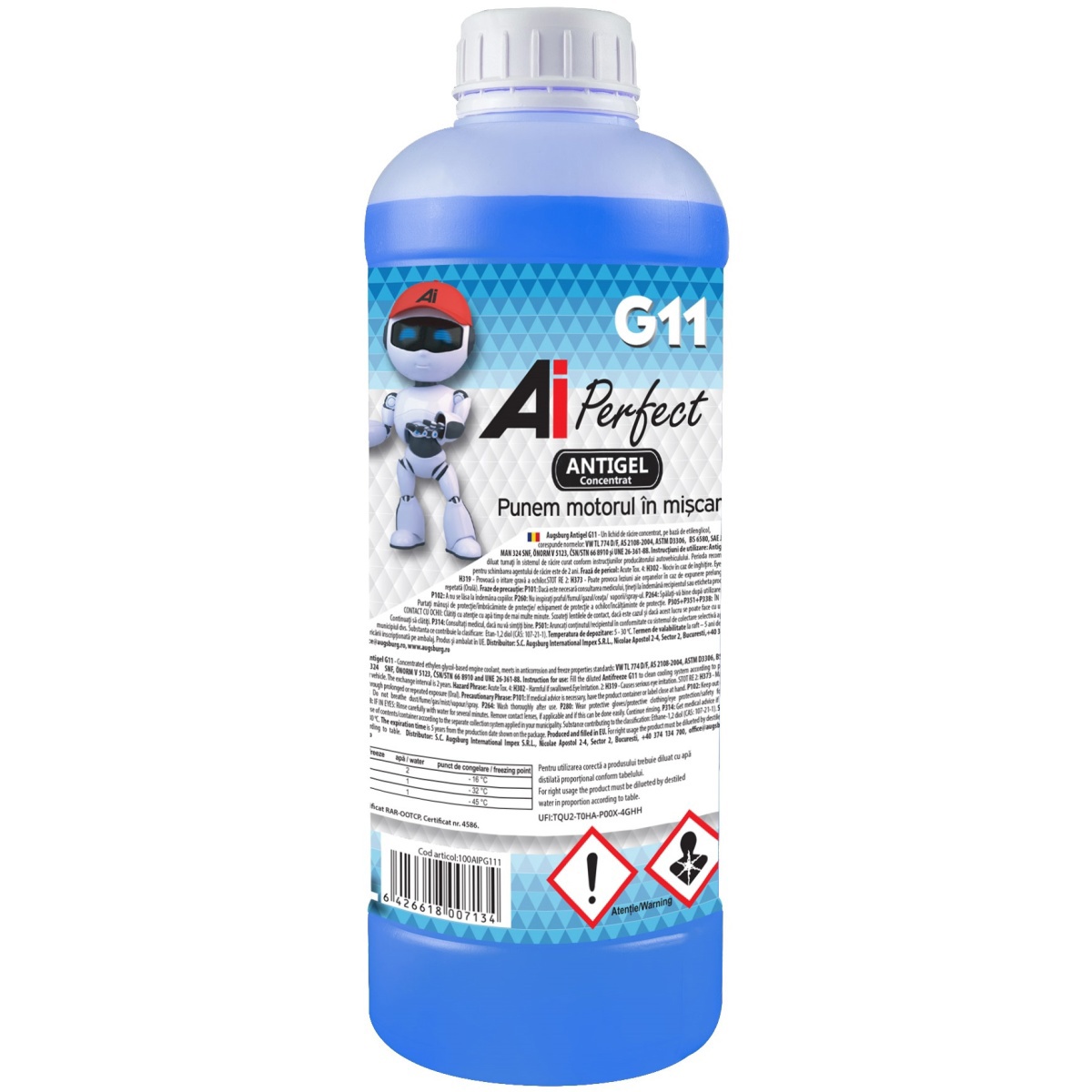Antigel concentrat Ai Perfect G11 albastru 1L