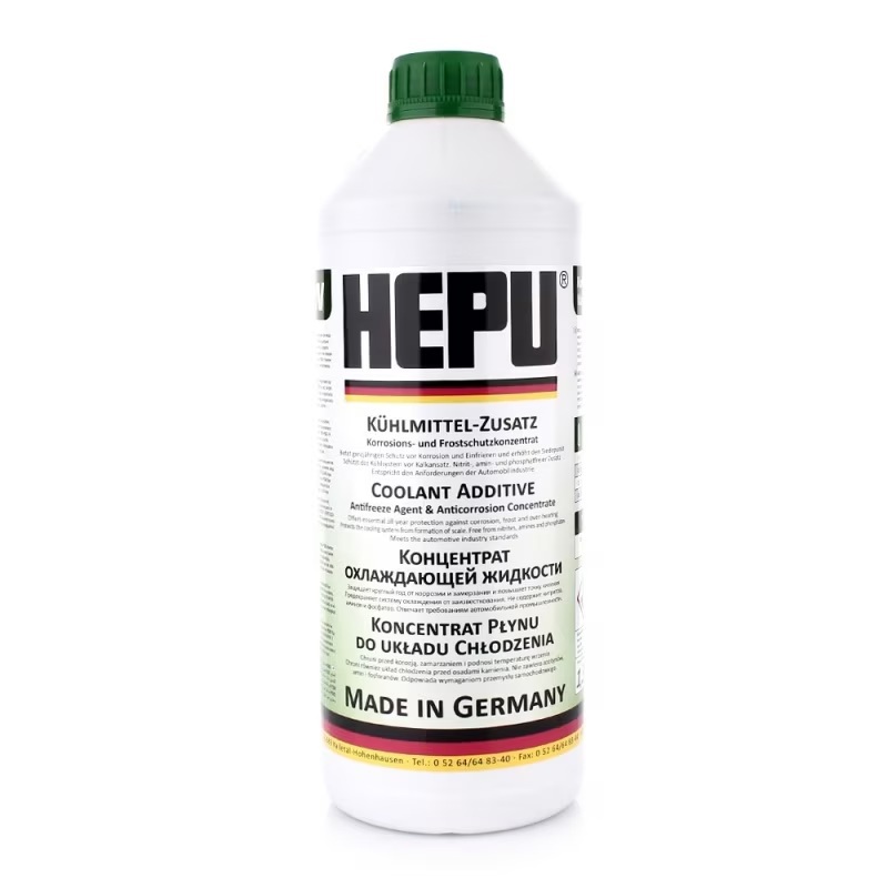 Antigel concentrat Hepu 1.5 L verde