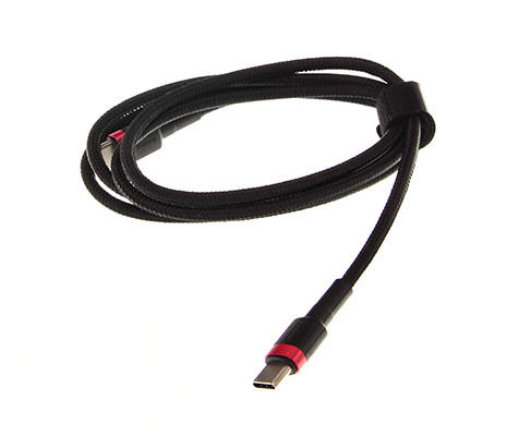 Kabel Do �Adowarek Usb-C Do Usb-C Pd Baseus Cafule Pd 2.0 Qc 3.0 60W 1M (Czarno-Czerwony)