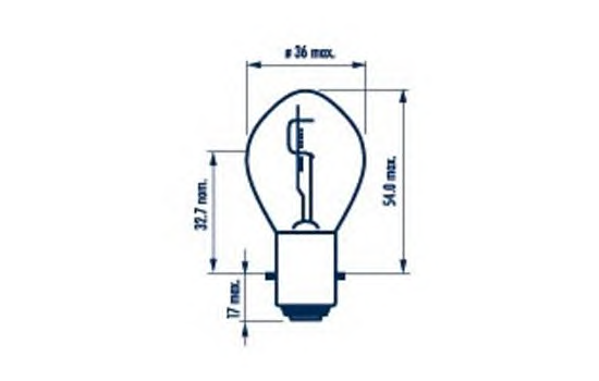 Bec Auto Far S2 12V 35/35W