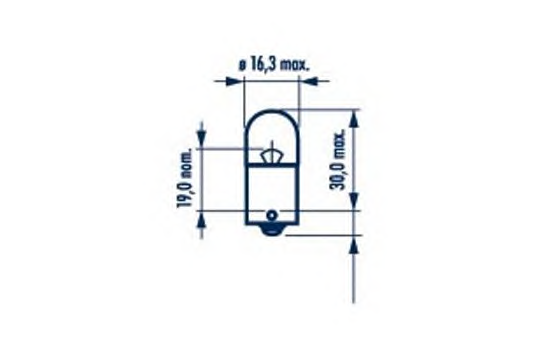 Bec Auxiliar 24V R10w Set 10 Buc Narva