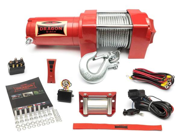 Wyci�Garka Atv Quad Z Lin� Stalow� Dragon Winch Maverick Dwm 3000St 12V