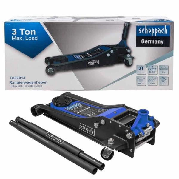 Podno�Nik Hydrauliczny Samochodowy Niskoprofilowy 3T �Aba Dwut�Okowy 75-505Mm Rockforce (58721)