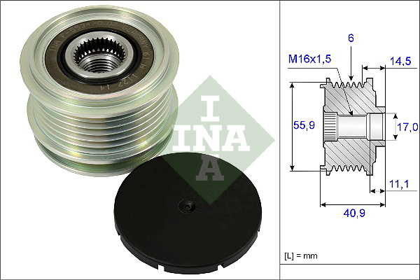 Fulie alternator Volkswagen Golf, Passat, Octavia, A4 