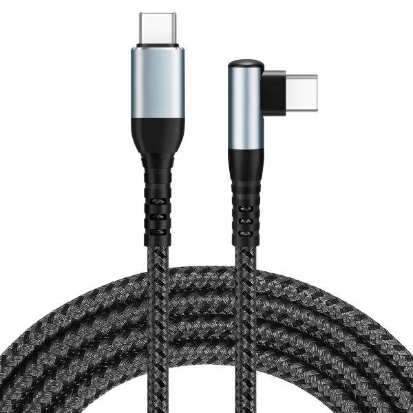 Kabel Do �Adowarek Usb-C Do Usb-C 100W 2M Black, Wtyczka 90 Stopni