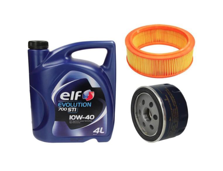 Kit pentru schimb ulei + filtre Dacia Logan benzina Elf