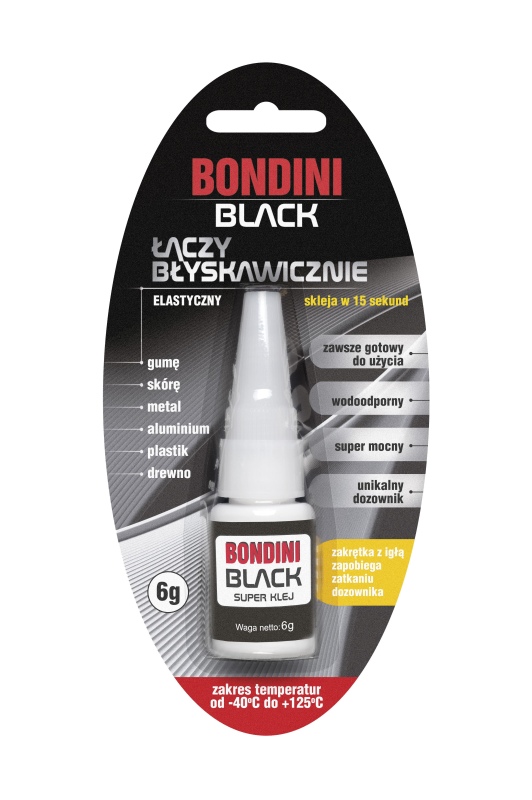 Klej Bondini Black 6G / Kropelka