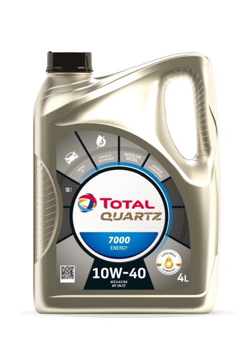 Olej Total Quartz 10W40 4L 7000 Energy A3/B4 / Sn/Cf / 229.1 / 501.01 505.00