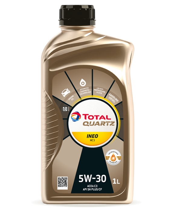 Olej Total Quartz 5W30 1L Ineo Mc3 C3 / Sn+/Cf / 229.52 / 505.01 / Dexos 2 / Bmw Ll04 / Ms-11106