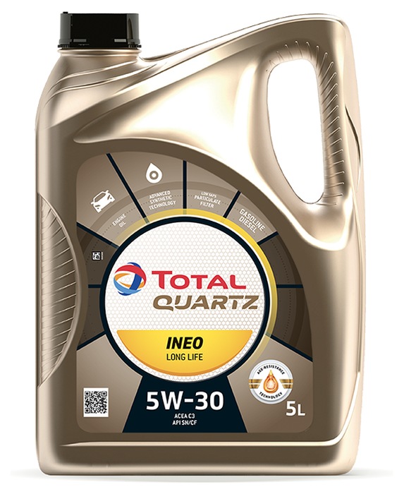 Olej Total Quartz 5W30 5L Ineo Longlife Sn  / Low Saps C3 / 229.51 / 504.00 507.00 / Ll04 / C30 / Pompowtr. / Dpf