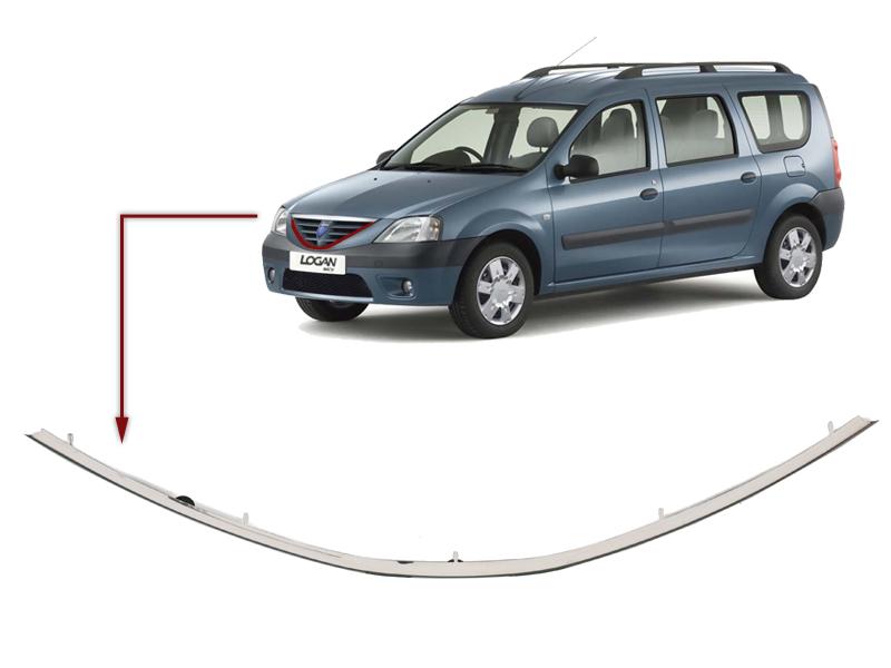 Ornament inferior grila Dacia Logan MCV, VAN cromat