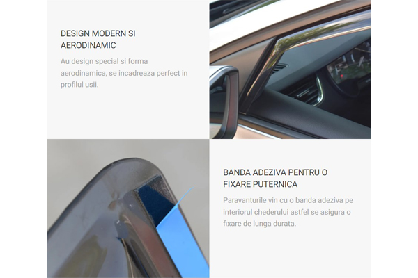 Set Deflectoare Aer Fata Farad Pentru Opel Astra - Sw (J) (2010-)