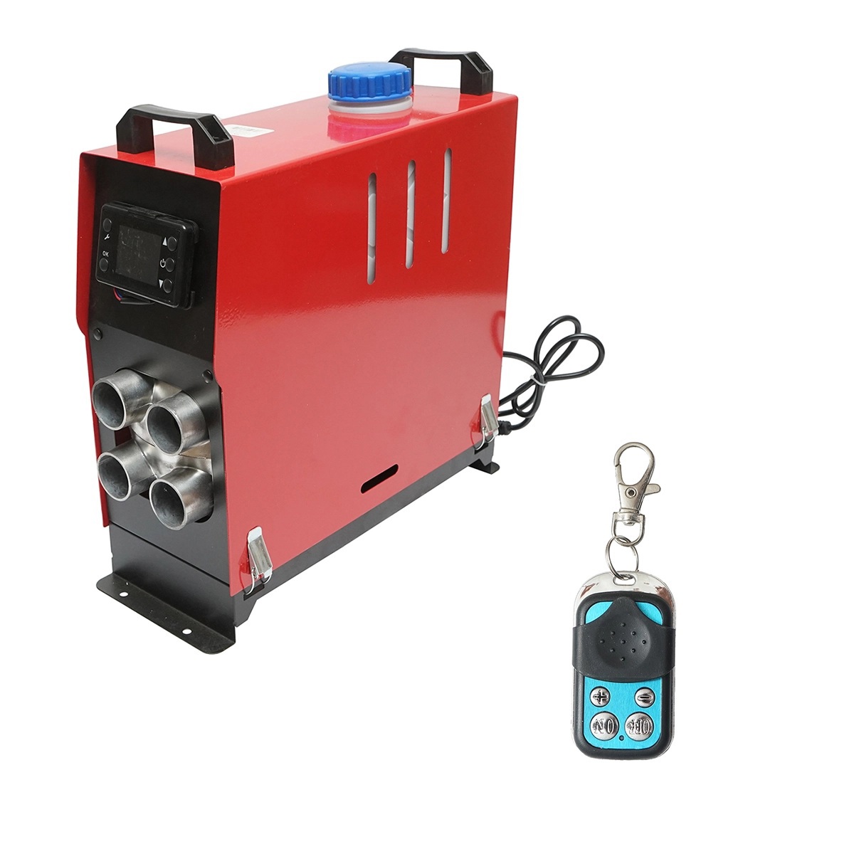 Sirocou, incalzitor stationar portabil 12-24/220V, 5KW, display LCD, cu telecomanda si bujie Kyocera