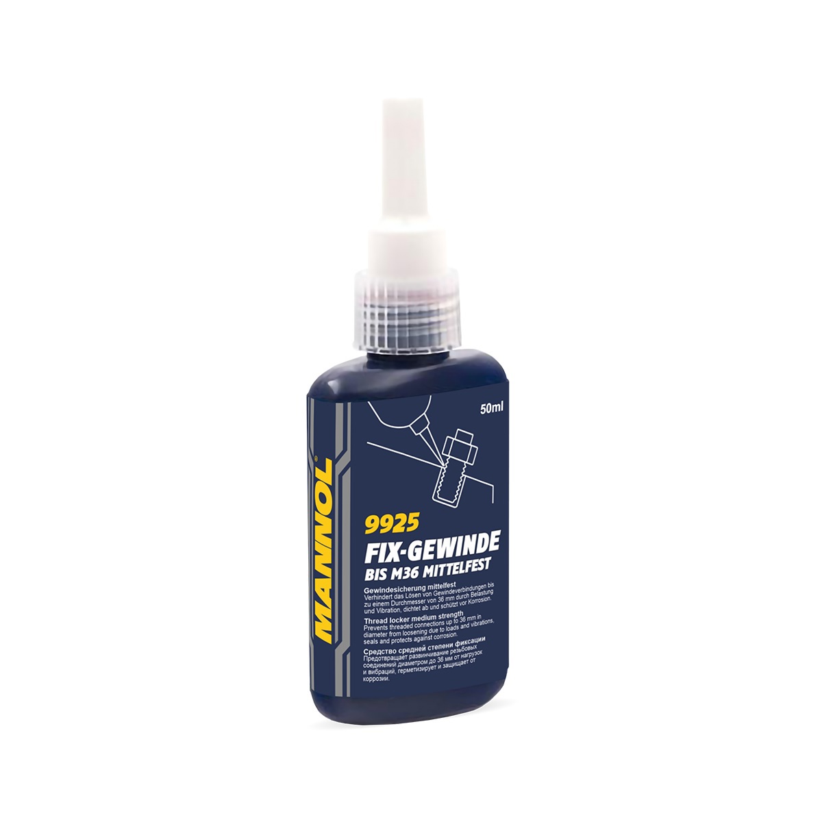 Solutie fixare blocare suruburi deschidere Mannol 50 gr