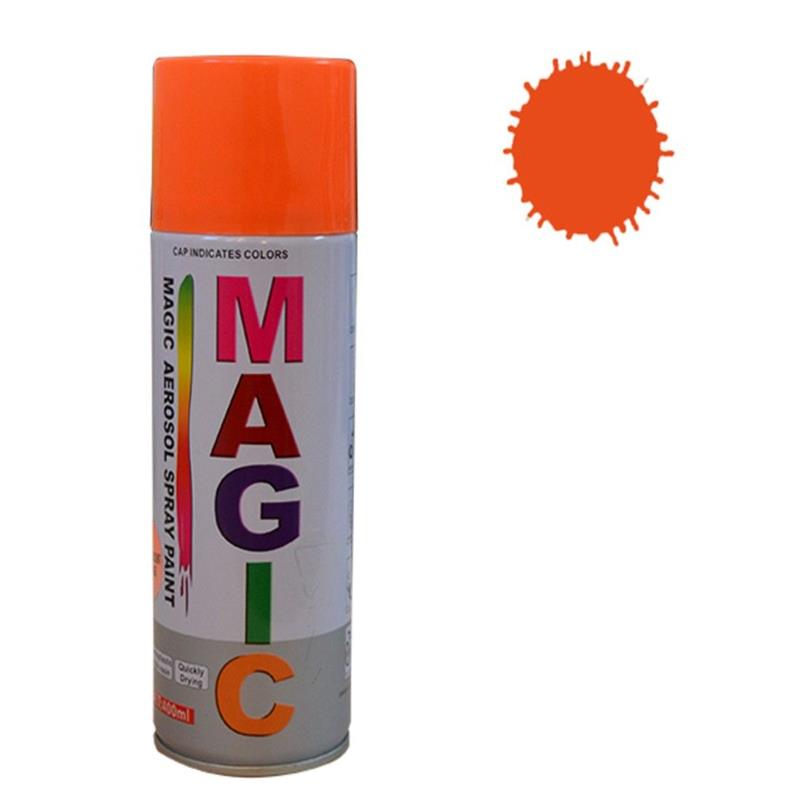 Spray vopsea portocaliu fluorescent 400 ml