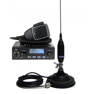 Statie radio + antena + suport baza magnetica