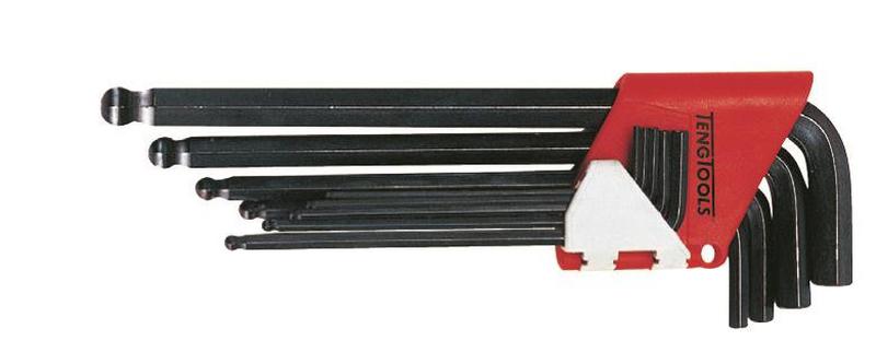 Zestaw 9 Kluczy Sze�Ciok�Tnych Z Kulk� 1,5-10,0
