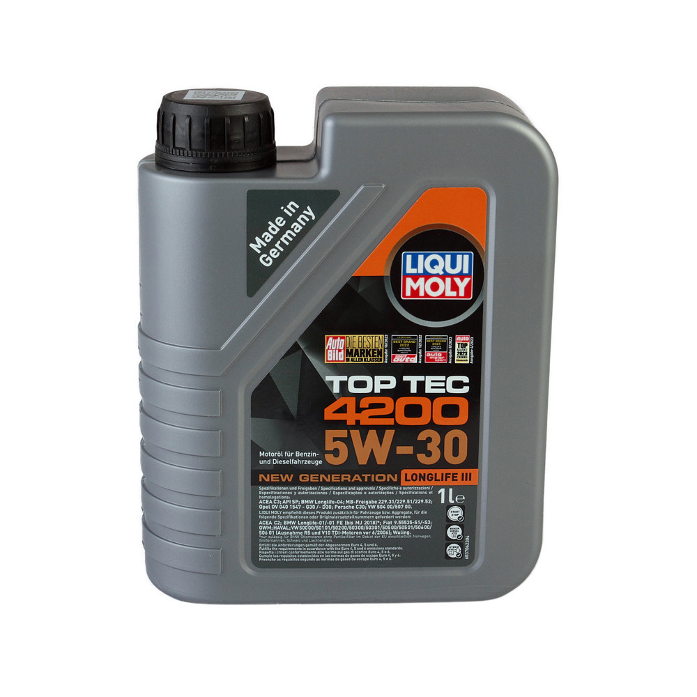 Ulei motor Liqui Moly 05W30 Top Tec 4200 New Generation Long Life III 1L