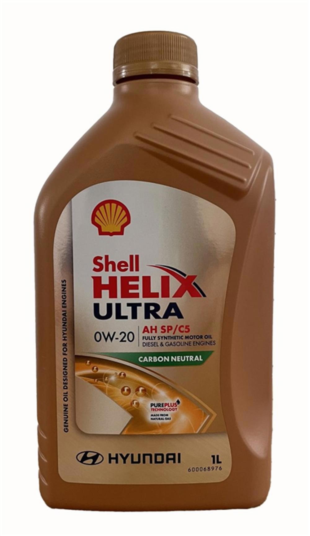 Ulei motor Shell Helix Ultra AH SP/C5 Hyundai 00W20 1L