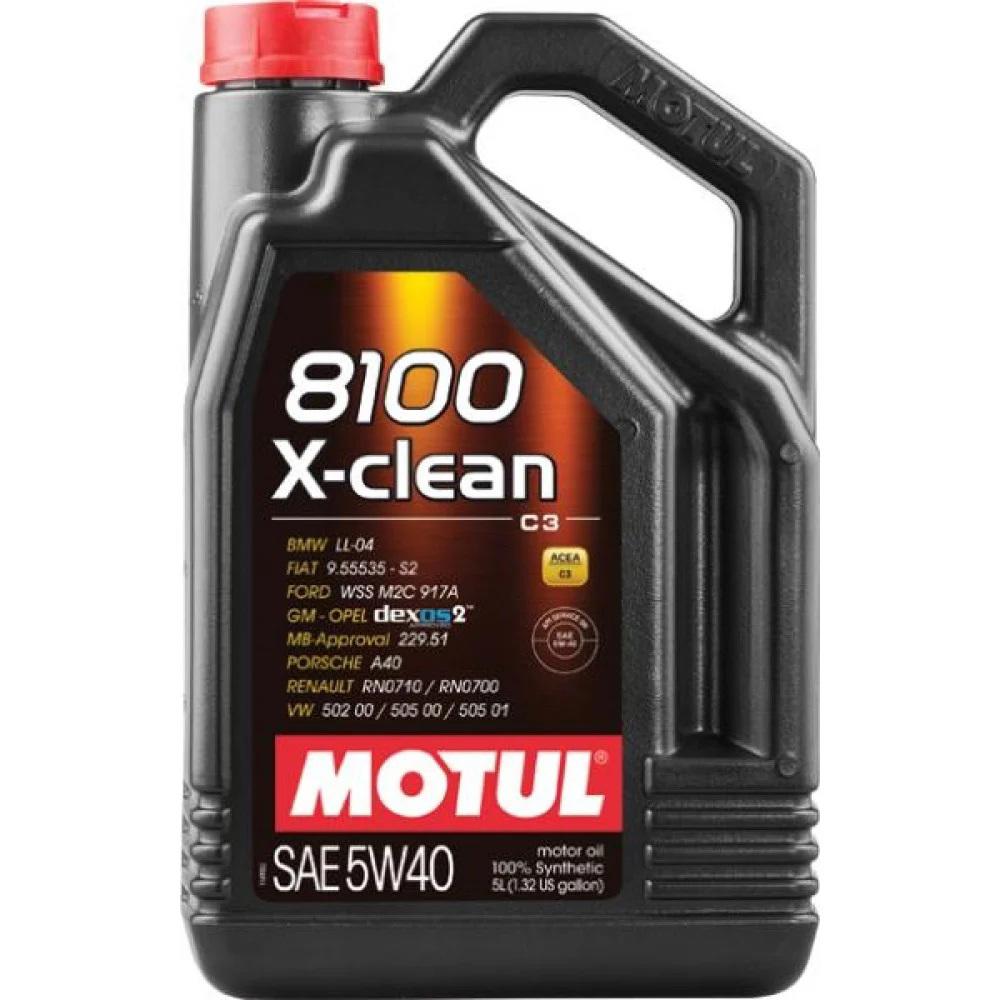 Ulei motor Motul 8100 X-Clean C3 05W40 5L