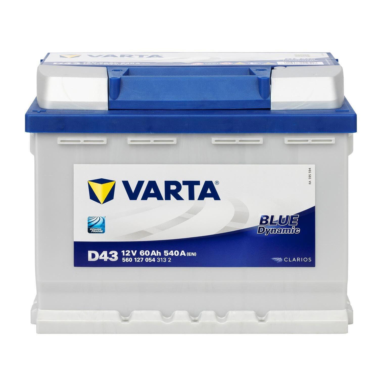 Acumulator auto Varta D43 12V 60AH borna inversa