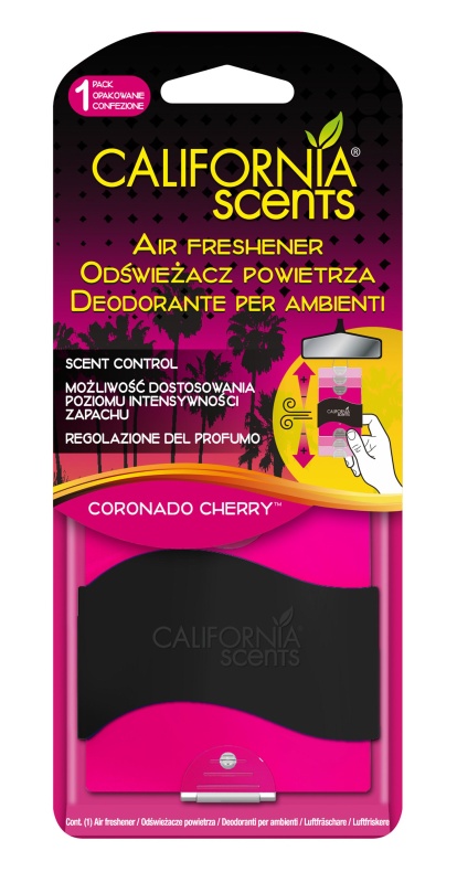 Zapach California Scents Coronado Cherry - Zawieszka Rozsuwana