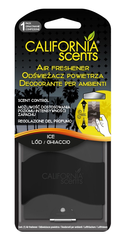 Zapach California Scents Ice - Zawieszka Rozsuwana