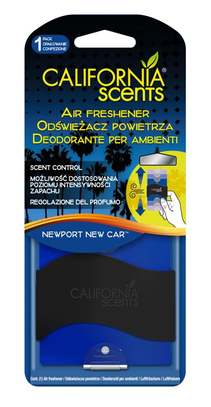 Zapach California Scents Newport New Car - Zawieszka Rozsuwana